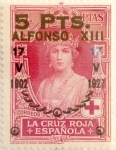 Sellos de Europa - Espaa -  5 sobre 4 pesetas 1927