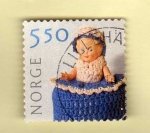 Sellos de Europa - Noruega -  Scott 1306.  Muñeca.