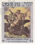 Stamps Laos -  500 Aniversario de Rafael