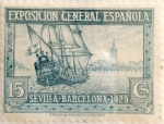 Stamps Spain -  15 céntimos 1929