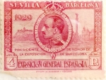 Stamps Spain -  4 pesetas 1929