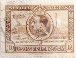 Stamps Spain -  10 pesetas 1929