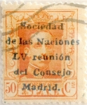 Stamps Spain -  50 céntimos 1929