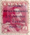 Stamps Spain -  4 pesetas 1929