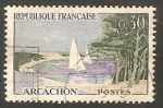 Stamps France -  1312 - Clement Serveau Arcachon