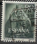 Sellos del Mundo : Europa : Espaa : ESPAÑA SEGUNDO CENTENARIO USD Nº 1138 (0) 80C VERDE OSCURO AÑO MARIANO 