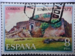 Stamps Spain -  Hispanidad 1973 - Castillo del Río San Juan Nicaragua.