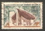 Stamps France -  1435 - Capilla de Nuestra Señora, en Ronchamp