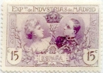 Stamps Spain -  15 céntimos 1907