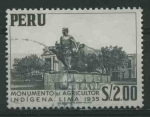 Stamps Peru -  SC185 - Monumento Agricultor Indigena