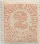 Stamps Spain -  2 céntimos 1933