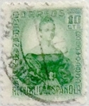 Stamps Spain -  10 céntimos 1934