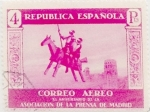 Sellos de Europa - Espaa -  4 pesetas 1936