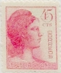 Stamps Spain -  45 céntimos 1938