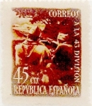 Stamps Spain -  45 céntimos 1938