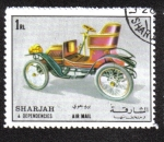 Stamps United Arab Emirates -  Sharjah, Carros Antiguos 