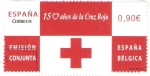 Stamps Spain -  150  AÑOS  DE  LA  CRUZ  ROJA