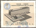 Stamps El Salvador -  EDIFICIO  DE  LA  OMS