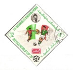 Stamps Yemen -  CAMPEONATO  MUNDIAL  MÈXICO  '70.  BORJA,  MÈXICO.