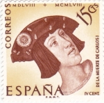 Stamps Spain -  MDLVIII de la muerte de Carlos I (16)