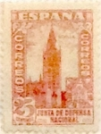 Stamps Spain -  25 céntimos 1936