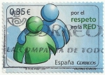 Stamps Spain -  VALORES CÍVICOS. POR EL RESPETO EN LA RED. EDIFIL 4642