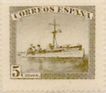 Stamps Spain -  5 céntimos 1938