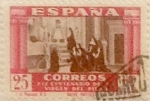 Stamps Spain -  25+10 céntimos 1940