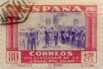 Stamps Spain -  80+20 céntimos 1940