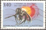 Stamps France -  HOMBRE  TAUTAVEL