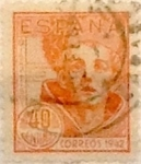 Stamps Spain -  40 céntimos 1942