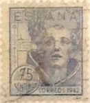 Stamps Spain -  75 céntimos 1942