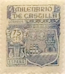 Stamps Spain -  75 céntimos 1944