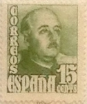 Stamps Spain -  15 céntimos 1948