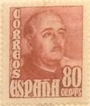 Stamps Spain -  80 céntimos 1948