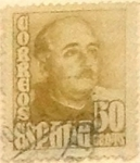 Stamps Spain -  50 céntimos 1948