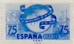 Stamps Spain -  75 céntimos 1949