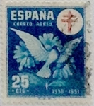 Stamps Spain -  25 céntimos 1950