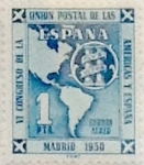 Stamps Spain -  1 peseta 1951