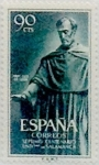 Stamps Spain -  90 céntimos 1953