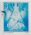 Stamps Spain -  3 pesetas 1954