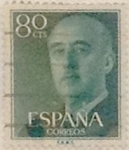 Sellos de Europa - Espaa -  80 céntimos 1955