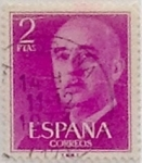 Stamps Spain -  2 pesetas 1955