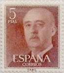 Sellos de Europa - Espaa -  5 pesetas 1955