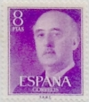 Stamps Spain -  8 pesetas 1955