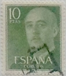 Sellos de Europa - Espaa -  10 pesetas 1955