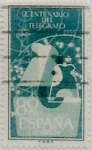 Stamps Spain -  80 céntimos 1955