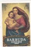 Sellos de America - Antigua y Barbuda -  Chrismas-69 La Virgen (Rafael)