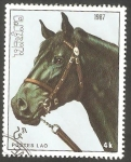 Sellos de Asia - Laos -  Caballo de raza