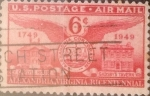 Stamps United States -  Intercambio 0,20 usd 6 centavos 1949